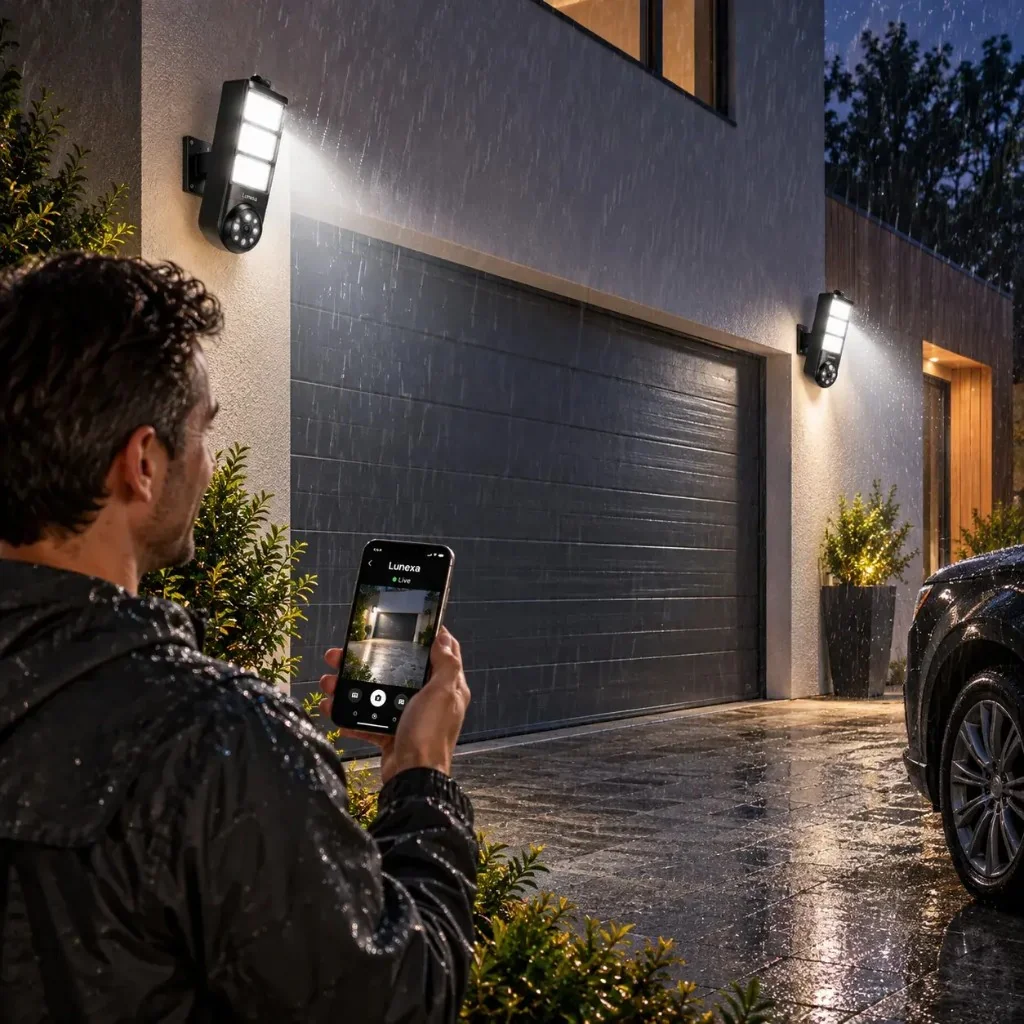 Lunexa™ sendet Bewegungsmeldungen aufs Handy