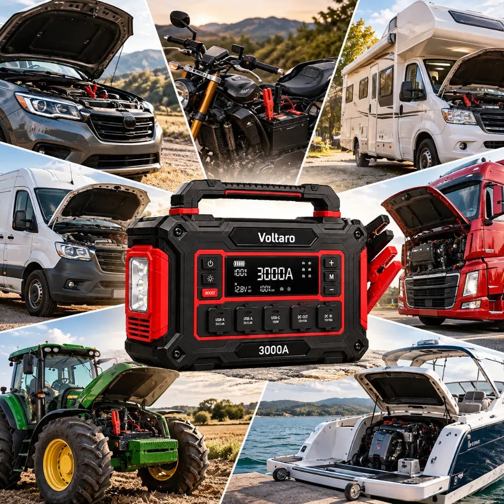 Voltaro 4250A — starter za automobile, kamione, kamp-kućice, motocikle i brodove